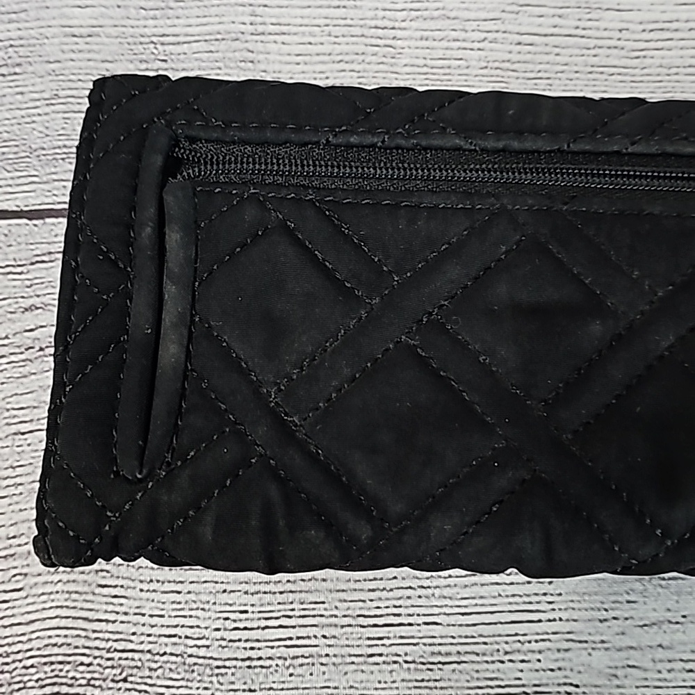 Vera Bradley wallet. Black/pink/cream/green/gray - Picture 5 of 9